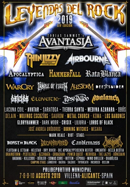 Leyendas del Rock anuncia su cartel