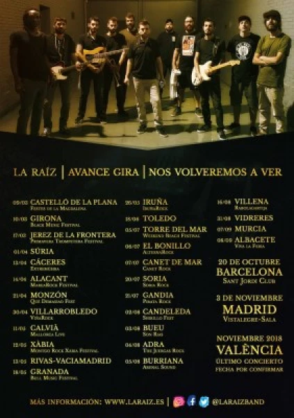 La Raiz avanza las fechas de su gira de despedida