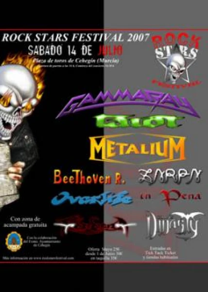Gamma Ray encabeza el Rock Stars Festival 2007